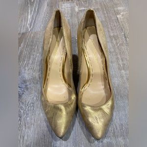 Enzo Angiolini metallic heels